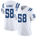 Indianapolis #58 Ajiake Player Football V Neck Short Sleeve White Jersey Austin For Men Youth Women Gift