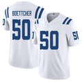 Indianapolis #50 Boettcher Player Football V Neck Short Sleeve White Jersey Bryce For Men Youth Women Gift