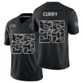 Indianapolis #55 Curry Player Football V Neck Short Sleeve Black Jersey Caden For Men Youth Women Gift