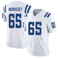 Indianapolis #65 Morrissey Player Football V Neck Short Sleeve White Jersey Jimmy For Men Youth Women Gift