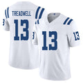 Indianapolis #13 Treadwell Player Football V Neck Short Sleeve White Jersey Laquon For Men Youth Women Gift