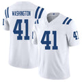 Indianapolis #41 Washington Player Football V Neck Short Sleeve White Jersey Trey For Men Youth Women Gift