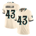 Jacksonville #43 Abdullah Player Football V Neck Short Sleeve Natural Jersey Ameer For Men Youth Women Gift