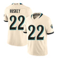 Jacksonville #22 Huskey Player Football V Neck Short Sleeve Natural Jersey Jalen For Men Youth Women Gift