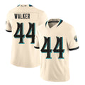 Jacksonville #44 Walker Player Football V Neck Short Sleeve Natural Jersey Travon For Men Youth Women Gift