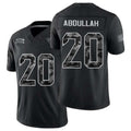 Jacksonville #20 Abdullah Player Football V Neck Short Sleeve black Jersey Ameer For Men Youth Women Gift