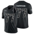 Jacksonville #77 Harrison Player Football V Neck Short Sleeve black Jersey Anton For Men Youth Women Gift
