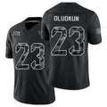 Jacksonville #23 Oluokun Player Football V Neck Short Sleeve black Jersey Foyesade For Men Youth Women Gift