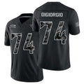 Jacksonville #74 DiGiorgio Player Football V Neck Short Sleeve black Jersey Garrett For Men Youth Women Gift