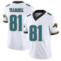 Jacksonville #81 Austin Football V Neck Short Sleeve White Jersey Trammell For Men Youth Women Gift
