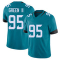 Jacksonville #95 BJ Football V Neck Short Sleeve Teal Jersey Green II For Men Youth Women Gift