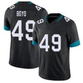 Jacksonville #49 Brady Football V Neck Short Sleeve Black Jersey Boyd For Men Youth Women Gift