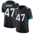 Jacksonville #47 Dennis Football V Neck Short Sleeve Black Jersey Gardeck For Men Youth Women Gift