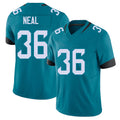 Jacksonville #36 Devin Football V Neck Short Sleeve Teal Jersey Neal For Men Youth Women Gift