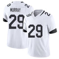 Jacksonville #29 Eric Football V Neck Short Sleeve White Jersey Murray For Men Youth Women Gift