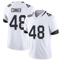 Jacksonville #48 Ethan Football V Neck Short Sleeve White Jersey Conner For Men Youth Women Gift
