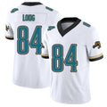 Jacksonville #84 Long Football V Neck Short Sleeve White Jersey Hunter For Men Youth Women Gift