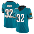 Jacksonville #32 Tavai Football V Neck Short Sleeve Teal Jersey Jahlani For Men Youth Women Gift