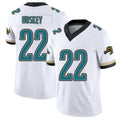 Jacksonville #22 Huskey Football V Neck Short Sleeve White Jersey Jalen For Men Youth Women Gift