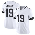 Jacksonville #19 Cameron Football V Neck Short Sleeve White Jersey Josh For Men Youth Women Gift