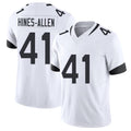 Jacksonville #41 Hines-Allen Football V Neck Short Sleeve White Jersey Josh For Men Youth Women Gift