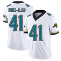 Jacksonville #41 Hines-Allen Football V Neck Short Sleeve White Jersey Josh For Men Youth Women Gift