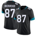 Jacksonville #87 Boerkircher Football V Neck Short Sleeve Black Jersey Nate For Men Youth Women Gift