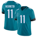 Jacksonville #11 Washington Football V Neck Short Sleeve Teal Jersey Parker For Men Youth Women Gift