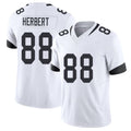 Jacksonville #88 Herbert Football V Neck Short Sleeve White Jersey Patrick For Men Youth Women Gift