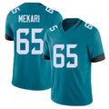 Jacksonville #65 Mekari Football V Neck Short Sleeve Teal Jersey Patrick For Men Youth Women Gift