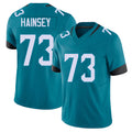 Jacksonville #73 Hainsey Football V Neck Short Sleeve Teal Jersey Robert For Men Youth Women Gift
