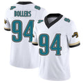 Jacksonville #94 Bollers Football V Neck Short Sleeve White Jersey T.J. For Men Youth Women Gift