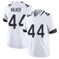 Jacksonville #44 Walker Football V Neck Short Sleeve White Jersey Travon For Men Youth Women Gift