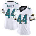 Jacksonville #44 Walker Football V Neck Short Sleeve White Jersey Travon For Men Youth Women Gift