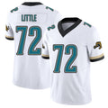 Jacksonville #72 Little Football V Neck Short Sleeve White Jersey Walker  For Men Youth Women Gift
