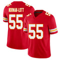 Kansas City #55 Norman-Lott Player Football V Neck Short Sleeve Red Jersey Omarr For Men Youth Women Gift