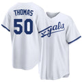 Kansas City #50 Thomas Player Baseball Short Sleeve White Jersey Connor For Men Women Youth Gift
