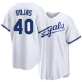 Kansas City #40 Rojas Player Baseball Short Sleeve White Jersey Josh For Men Women Youth Gift