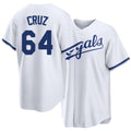 Kansas City #64 Cruz Player Baseball Short Sleeve White Jersey Steven For Men Women Youth Gift
