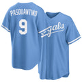 Kansas City #9 Pasquantino Player Baseball Short Sleeve Blue Jersey Vinnie For Men Women Youth Gift