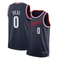 Los Angeles C #0 Beal Player Basketball Sleeveless Navy Jersey Bradley For Adult Youth