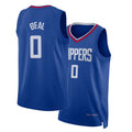 Los Angeles C #0 Beal Player Basketball Sleeveless Royal Jersey Bradley For Adult Youth