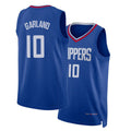 Los Angeles C #10 Garland Player Basketball Sleeveless Royal Jersey Darius For Adult Youth