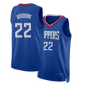 Los Angeles C #22 Broome Player Basketball Sleeveless Royal Jersey Johni For Adult Youth