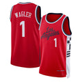 Los Angeles C #1 Wagler Player Basketball Sleeveless Red Jersey Keaton For Adult Youth