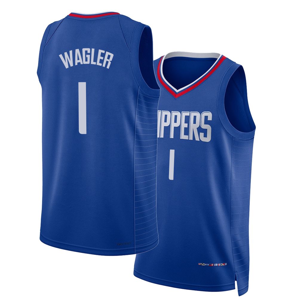 Los Angeles C #1 Wagler Player Basketball Sleeveless Royal Jersey Keaton For Adult Youth