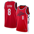 Los Angeles C #8 Dunn Player Basketball Sleeveless Red Jersey Kris For Adult Youth