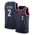 Los Angeles C #2 Strus Player Basketball Sleeveless Navy Jersey Max For Adult Youth