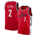 Los Angeles C #2 Strus Player Basketball Sleeveless Red Jersey Max For Adult Youth