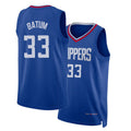 Los Angeles C #33 Batum Player Basketball Sleeveless Royal Jersey Nicolas For Adult Youth